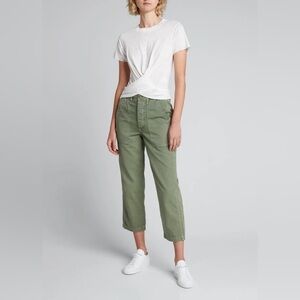 NSF. Rare style. ‘Frances’ crossover back tie top. Soft white. Size medium